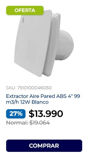 Extractor de aire Pared