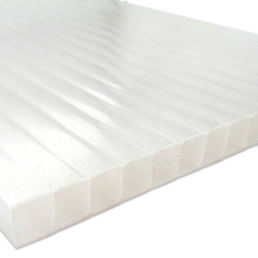 Policarbonato Alveolar 6mm 2 Caras UV Perla Reflectivo 2,1x11,6mts image number null