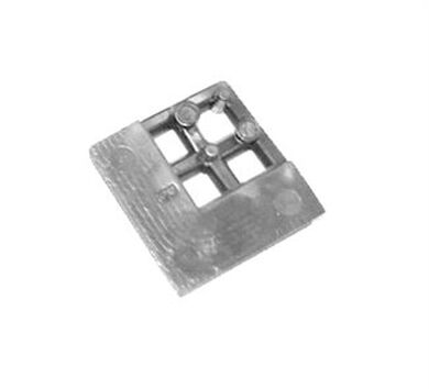 Esquinero Piso Atlanta 5x5cm Gris