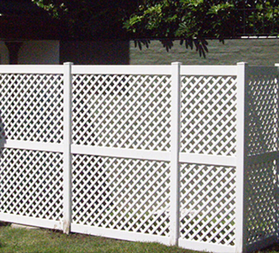 Enrejado Treillage 1,2x2,4mts Rombo 7,8cms Blanco image number null