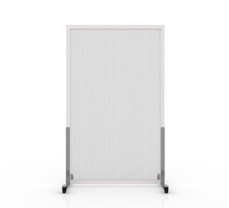 Biombo Premium 1,05x2,0mts Con Ruedas y Marco Transparente image number null