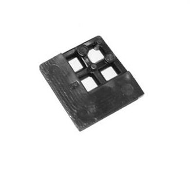 Esquinero Piso Atlanta 5x5cm Negro