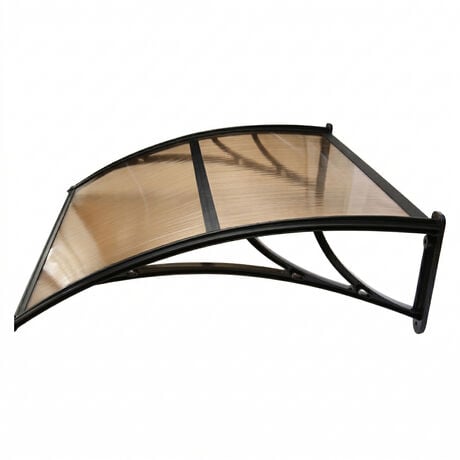 Alero Ultra Policarbonato Curvo Bronce 0,7x1,2mts image number null