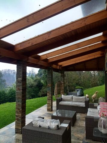 Policarbonato Compacto 4mm Transparente 3,05x2,05mts image number null