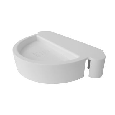 Tapa Universal Canaleta Agua Lluvia 110mm Blanco