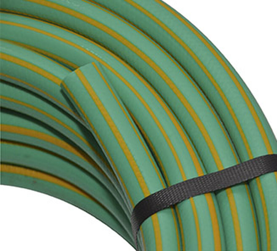 Manguera de Riego 1" Malla Verde con Amarillo 50mts image number null