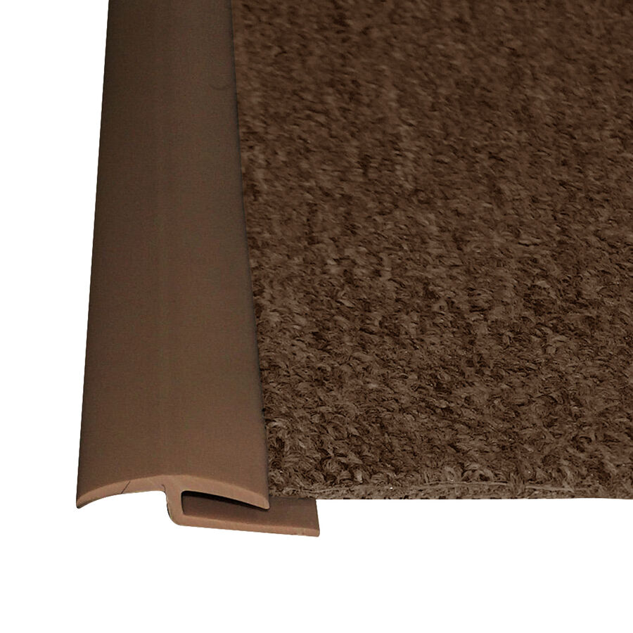 Cubrejunta Alfombra Tipo J 35x2mm 1mt Café 10 un image number null