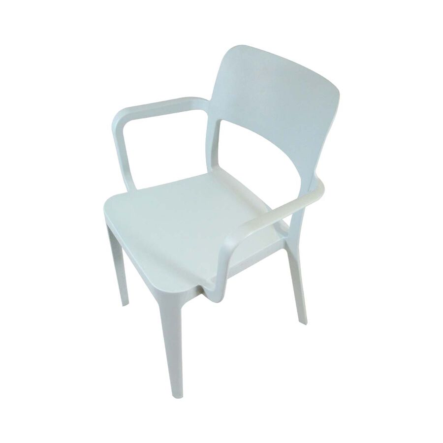 Silla Minimal con Apoya Brazos Cian image number null