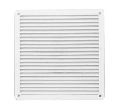 Celosía Ventilación c/Pestaña 17x17 Cm Blanco 50 un