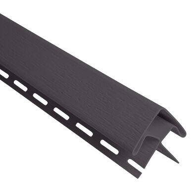 Esquinero Exterior Siding PVC 50mm Antracita 3mts