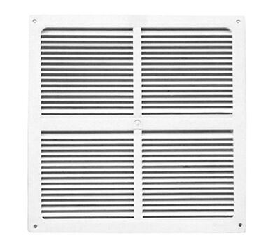 Celosía Ventilación 30x30cm c/Pestaña Blanco 30 un