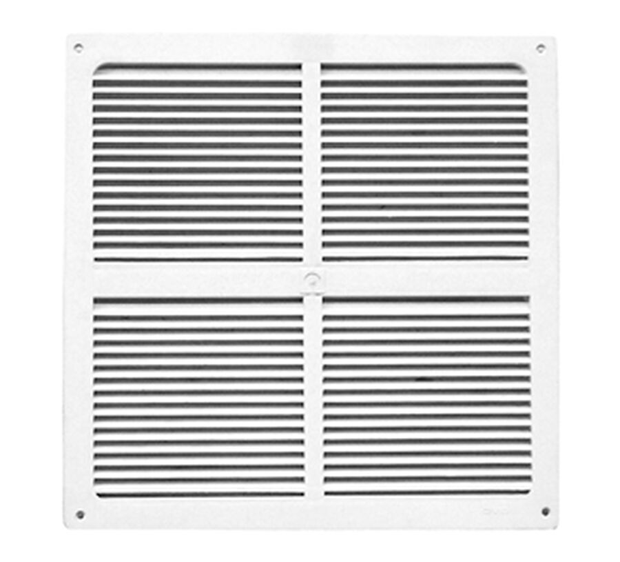 Celosía Ventilación 30x30cm c/Pestaña Blanco 30 un image number null