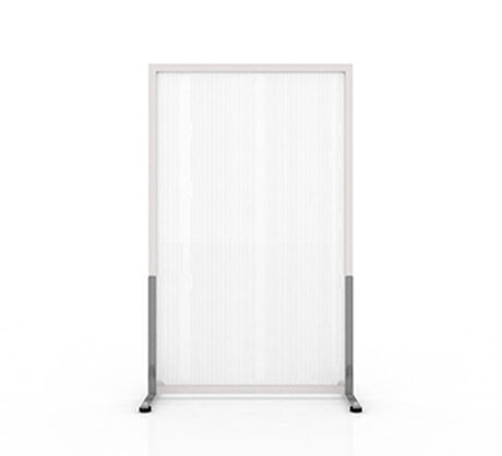 Biombo Premium 1,05x2,0mts Con Topes y Marco Transparente image number null