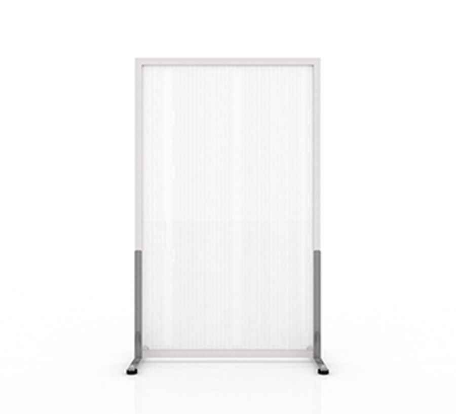 Biombo Premium 1,05x2,0mts Con Topes y Marco Transparente image number null