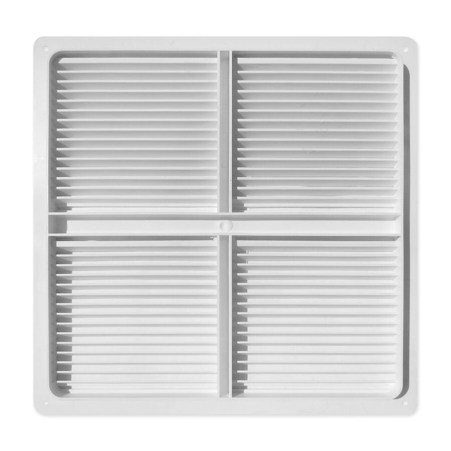 Celosía Ventilación 30x30cm c/Pestaña Blanco image number null