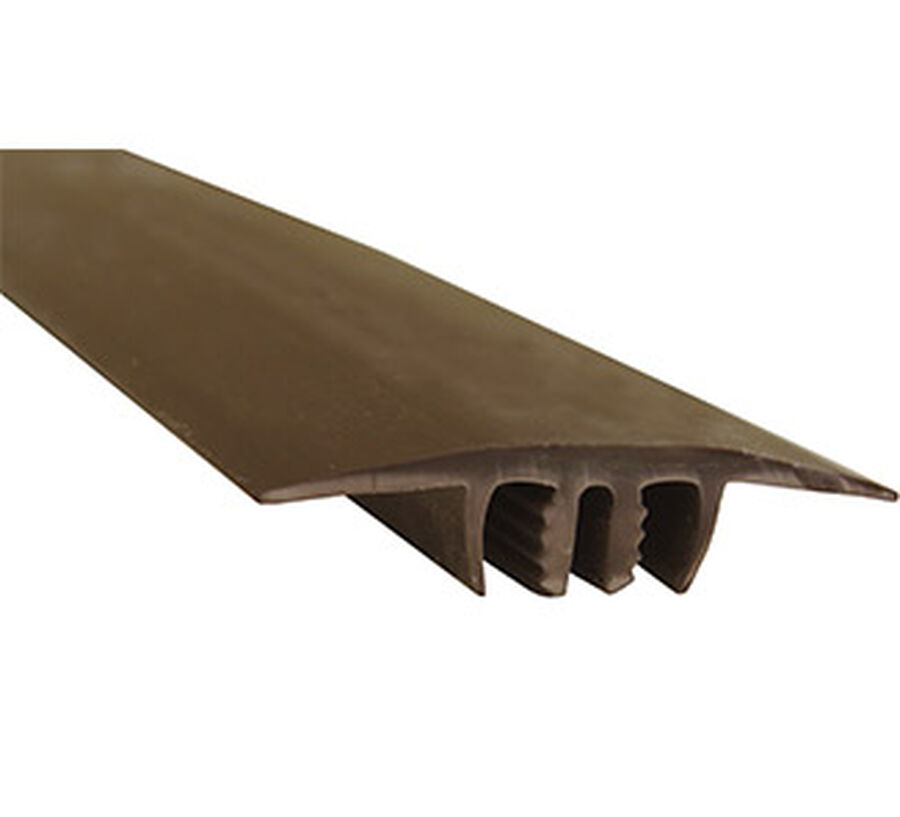 Cubrejunta Doble Rígido PRO 45x8mm Café 3,1mts image number null