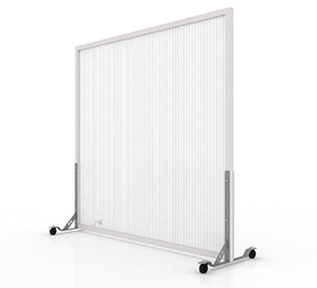 Biombo Premium 2,1x2,0mts Con Ruedas y Marco Opal image number null