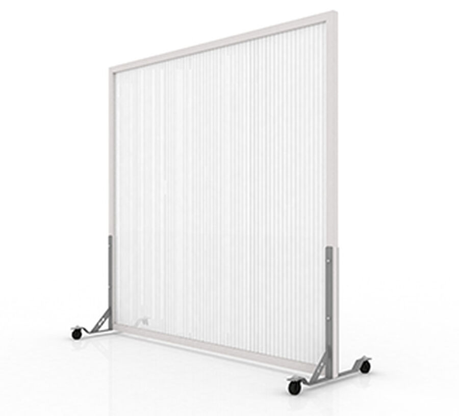 Biombo Premium 2,1x2,0mts Con Ruedas y Marco Opal image number null