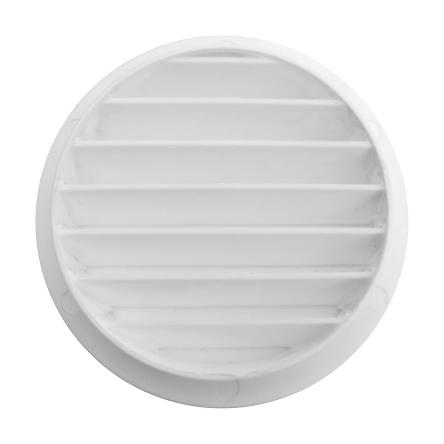 Celosía Ventilación Circular 10x10cm Blanco image number null