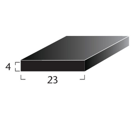Taco de Apoyo Termopanel 23x4mm Negro 100mts image number null