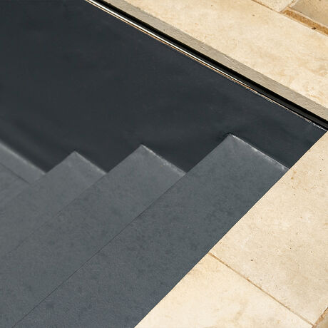 MEMBRANA PVC AQUAPLAN 1,65X25M 3D GRIS CLARO image number null