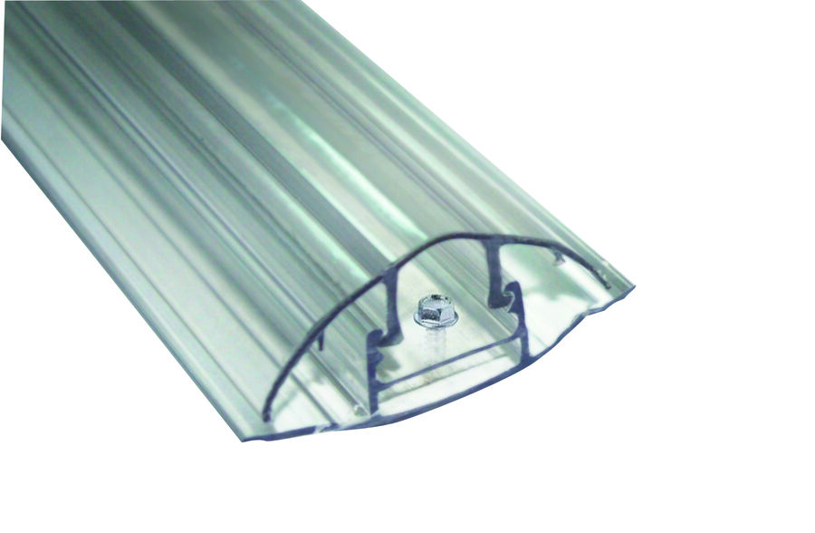 Perfil H Clip para Planchas de 16mm Transparente 5,8mts image number null