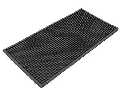 Barmat de PVC 61x29cm Antideslizante Negro