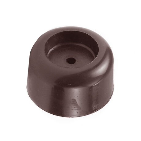 Tope de Puerta Redondo 40mm Plástico Café 60 un image number null