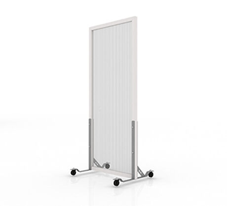 Biombo Premium 0,7x2,0mts Con Ruedas y Marco Transparente image number null