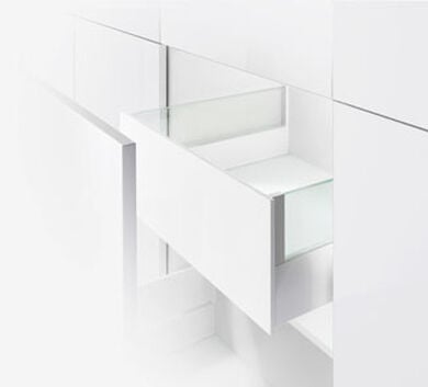 Cajón Novapro Deluxe Interior 50cm Alto Cierre Suave Blanco