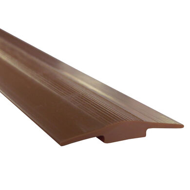 Cubrejunta Plana PRO 40x8mm 1mt Café 10 un