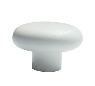 Perilla Pl&aacute;stica 32mm Blanco 100 un