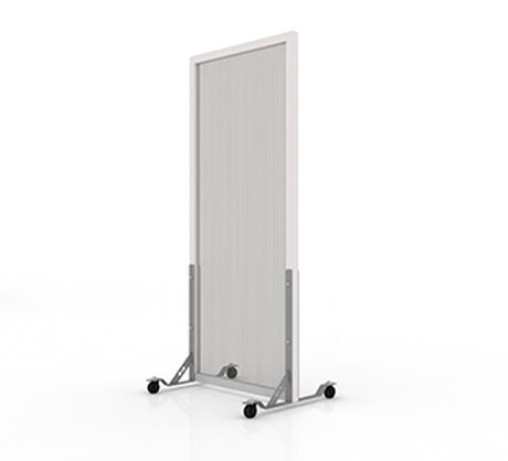 Biombo Premium 0,7x2,0mts Con Ruedas y Marco Gris image number null