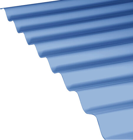 Policarbonato Ondulado 0,5mm Azul 0,81x3,0mts image number null