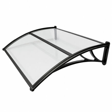 Alero Ultra Policarbonato Compacto Curvo Transparente 1,0x1,2mts image number null