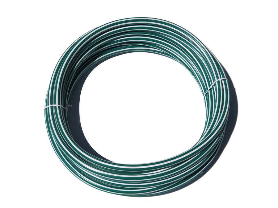 Manguera de Riego 1/2" Estriada Verde con Blanco 20mts image number null