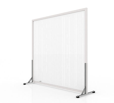 Biombo Premium 2,1x2,0mts Con Topes y Marco Transparente image number null