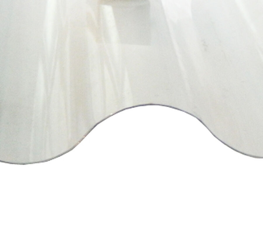 Policarbonato Ondulado 0,7mm Transparente 0,81x3,5mts image number null