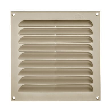 Celosía Ventilación Plana 20x20 cm Beige 10 un