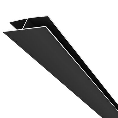 Perfil H Panel Imagina 10mm Negro 6mts