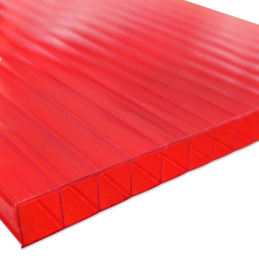 Policarbonato Alveolar 10mm Rojo 2,1x5,8mts image number null