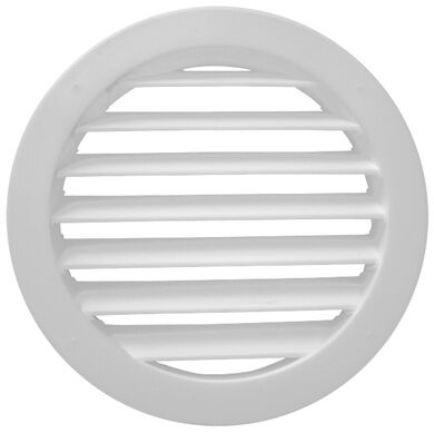 Celosía Ventilación Circular 10x10cm Blanco