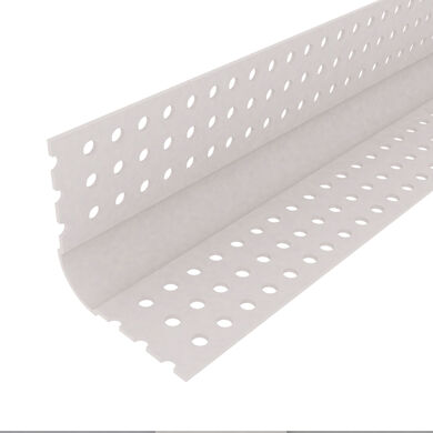 Esquinero Yeso Cartón Redondo 16x16mm Blanco 3mts