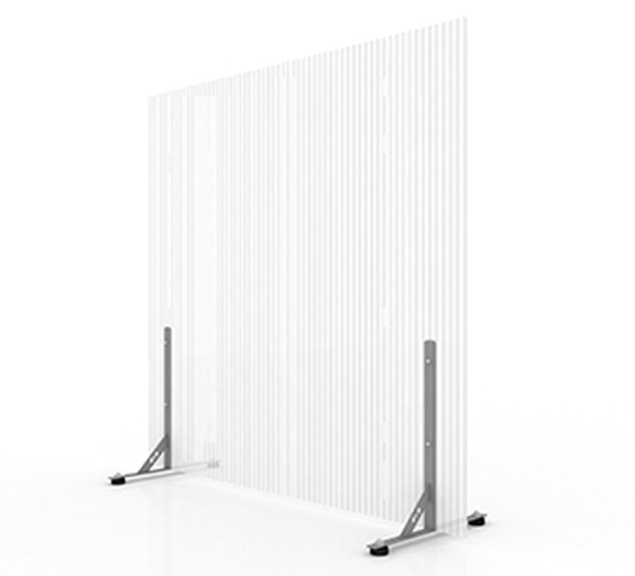 Biombo Premium 2,1x2,0mts Con Topes Opal image number null