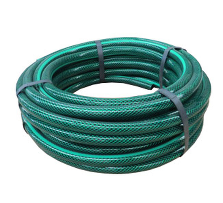 Manguera de Riego 1/2" Malla Verde Oscuro 20mts image number null
