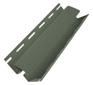 Esquinero Interior Siding PVC Verde Oscuro 3mts