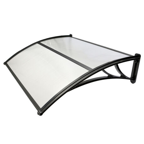 Alero Ultra Policarbonato Curvo Transparente 1,0x1,2mts image number null