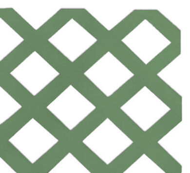 Enrejado Treillage 1,2x2,4mts Rombo 7,8cms Verde Oscuro