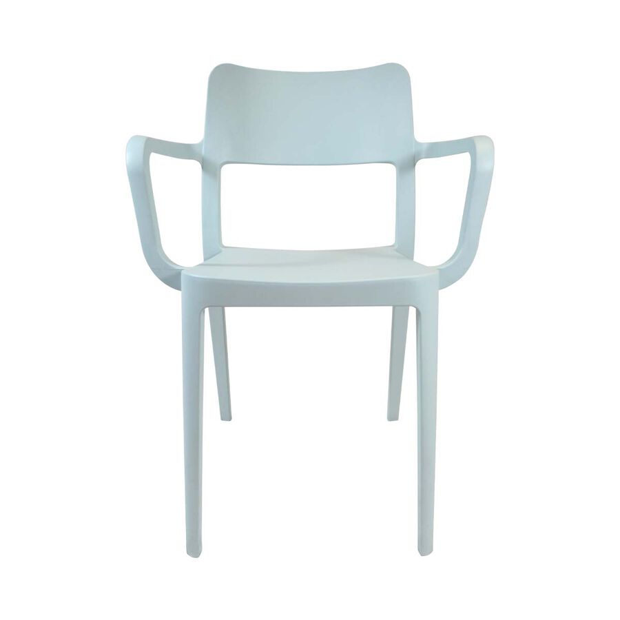 Silla Minimal con Apoya Brazos Cian image number null