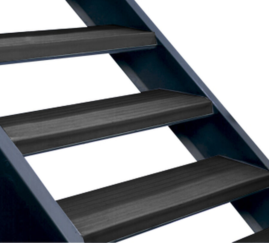 Grada Escalera Clásica 0,5x3,0mts Negro image number null